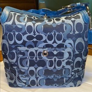 Coach Bag With Braided Leather Strap